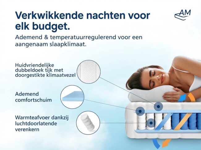 Basic 7-Zone Pocketveringmatras - Afbeelding 4